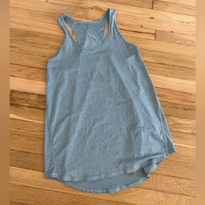 Lululemon Blue Cast Loose Fit Flowy Tank Top